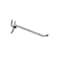 Azar Displays 4 in L Metal Wire Hook, 0.148 in Dia, 1.75 in H, 1.25 in W, PK50 700884 - alternate 1
